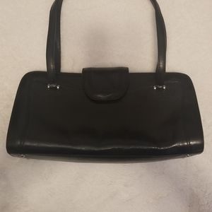 Monsac black shoulder purse